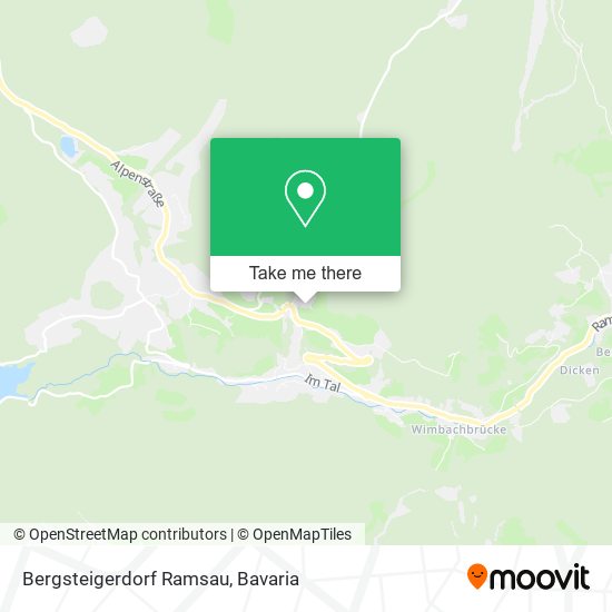 Bergsteigerdorf Ramsau map
