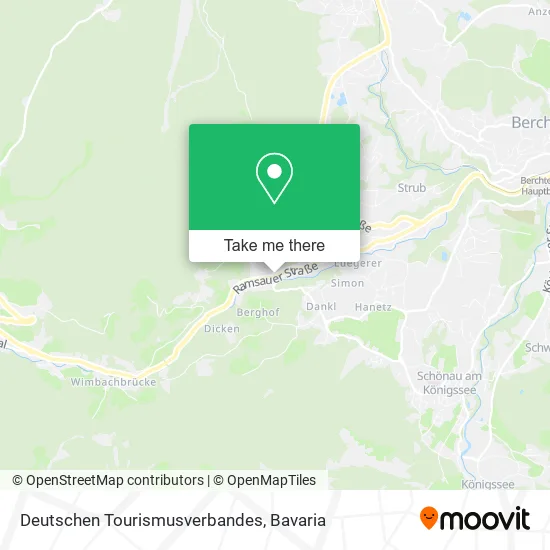 Карта Deutschen Tourismusverbandes