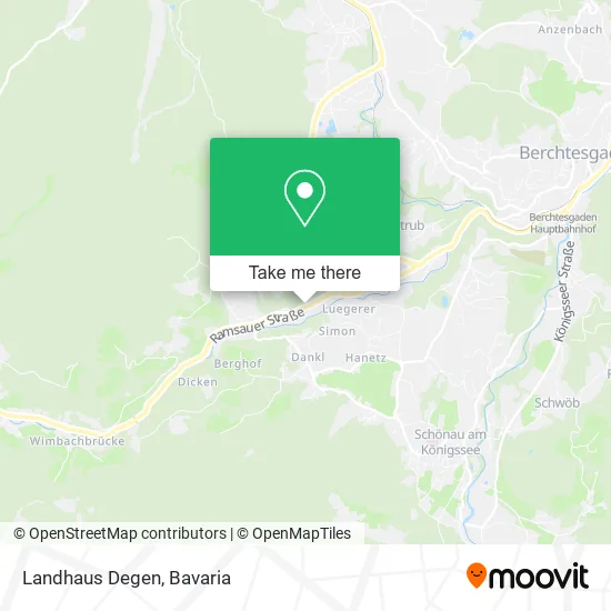 Карта Landhaus Degen