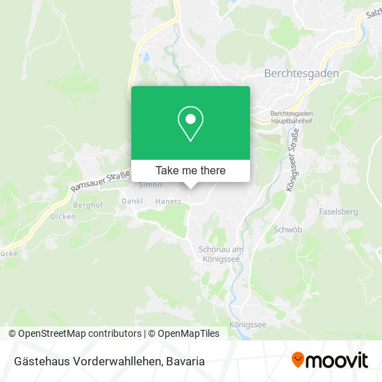 Gästehaus Vorderwahllehen map