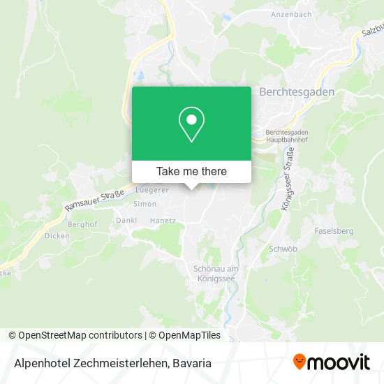 Alpenhotel Zechmeisterlehen map