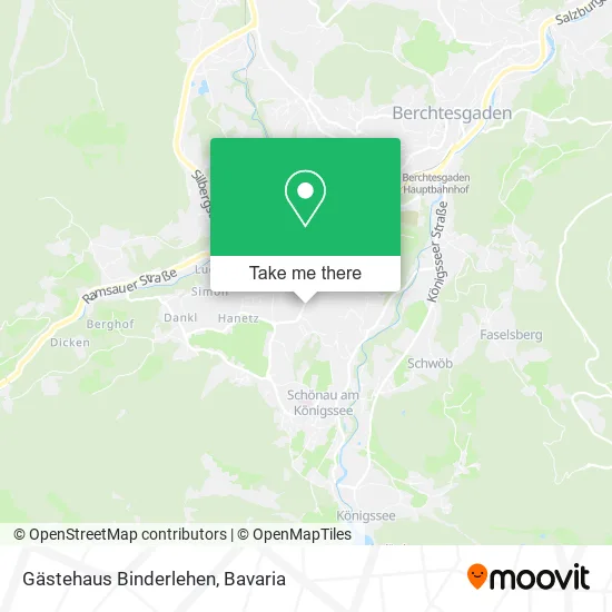 Gästehaus Binderlehen map