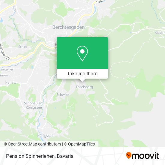 Карта Pension Spinnerlehen
