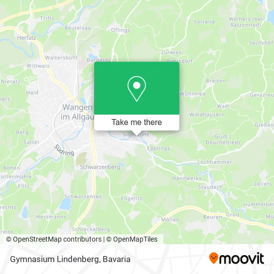 Карта Gymnasium Lindenberg