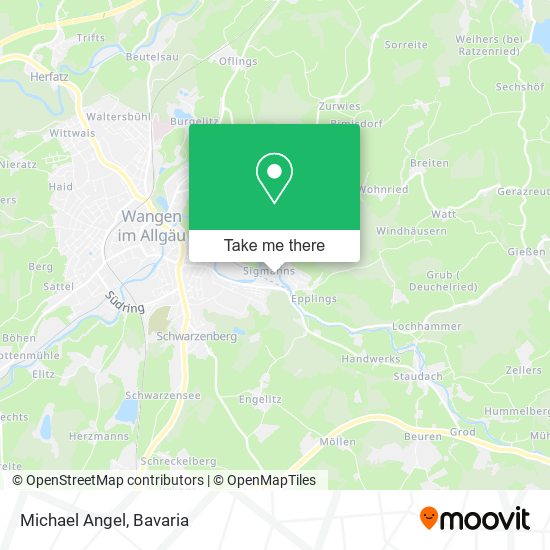 Карта Michael Angel