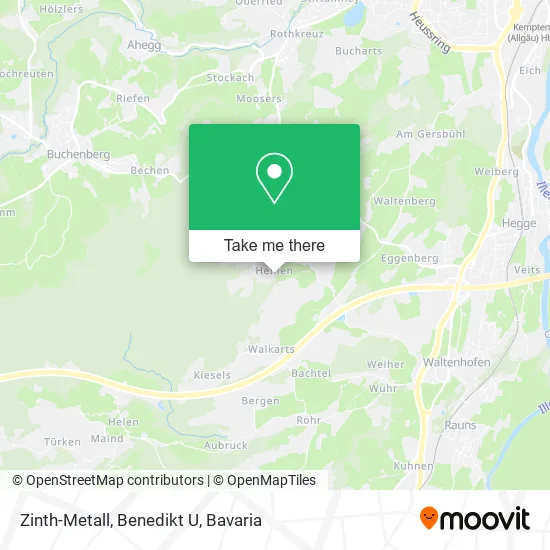 Zinth-Metall, Benedikt U map