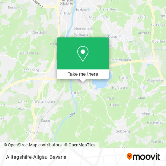 Карта Alltagshilfe-Allgäu