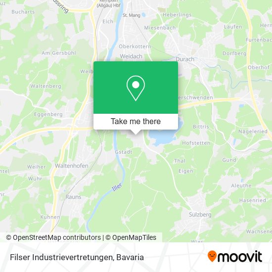 Filser Industrievertretungen map