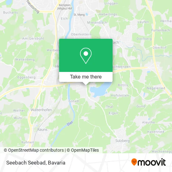 Карта Seebach Seebad