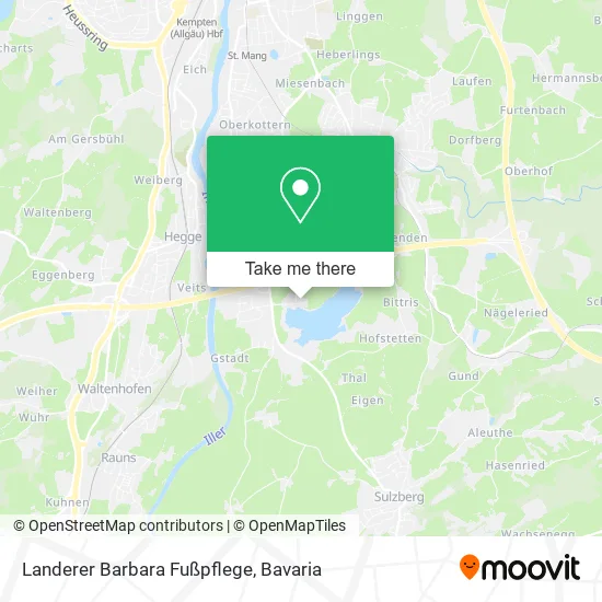 Карта Landerer Barbara Fußpflege