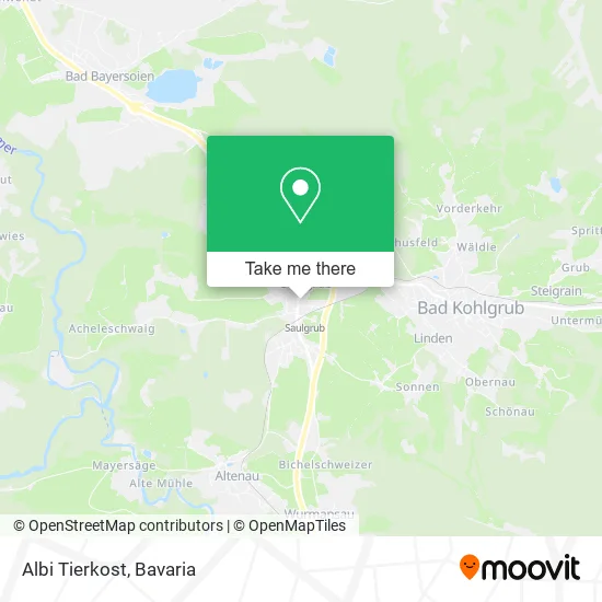 Карта Albi Tierkost