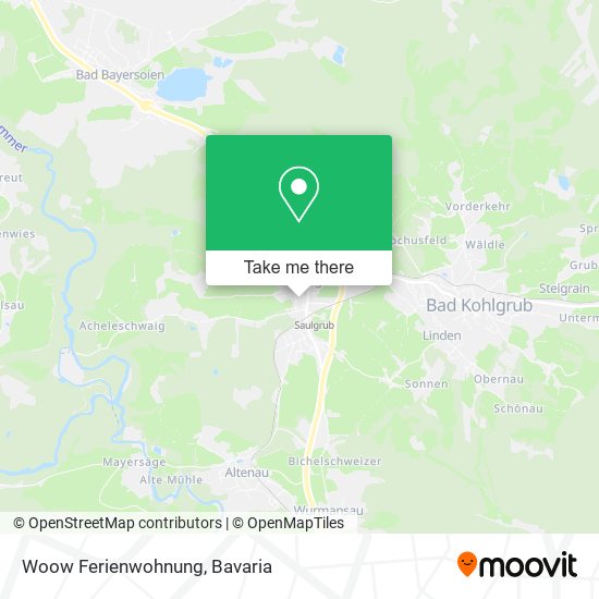 Woow Ferienwohnung map