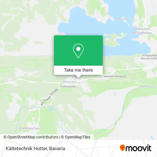 Карта Kältetechnik Hutter