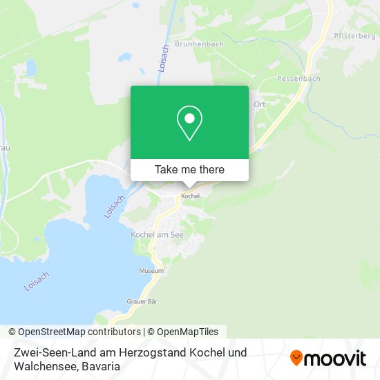 Zwei-Seen-Land am Herzogstand Kochel und Walchensee map