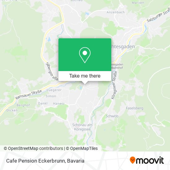 Cafe Pension Eckerbrunn map