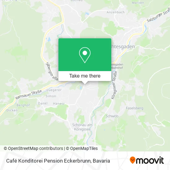 Карта Café Konditorei Pension Eckerbrunn