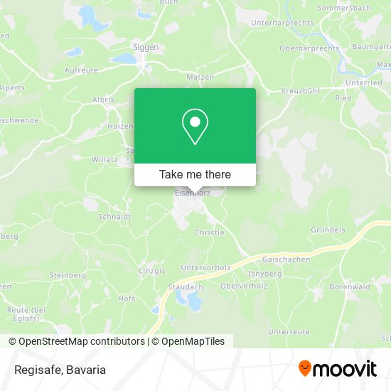 Карта Regisafe