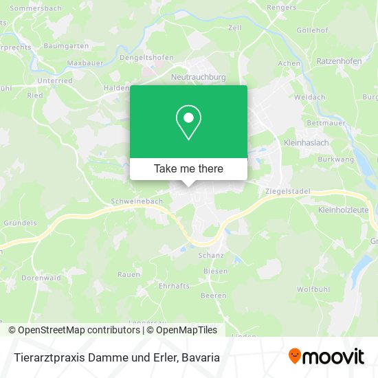 Tierarztpraxis Damme und Erler map