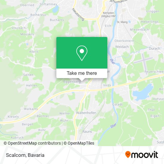 Карта Scalcom