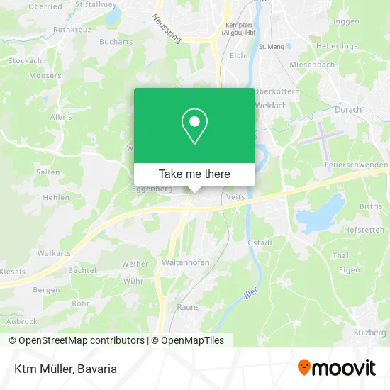 Карта Ktm Müller