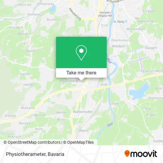 Карта Physiotherameter