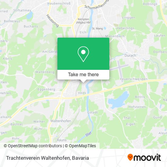 Trachtenverein Waltenhofen map