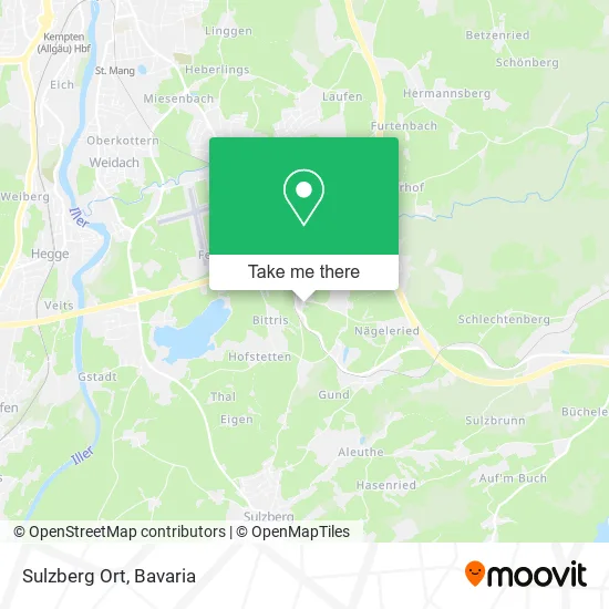 Карта Sulzberg Ort
