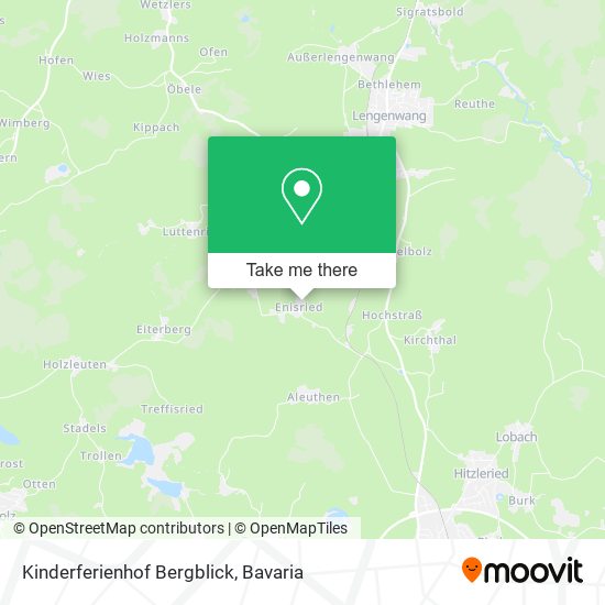 Kinderferienhof Bergblick map