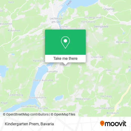 Карта Kindergarten Prem