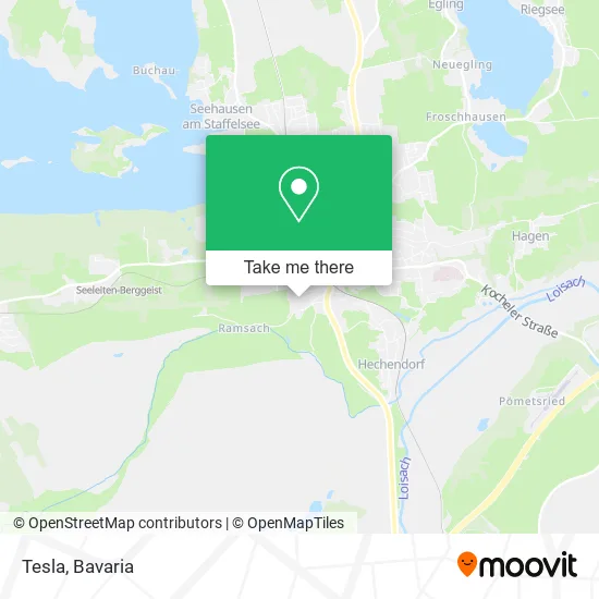 Карта Tesla