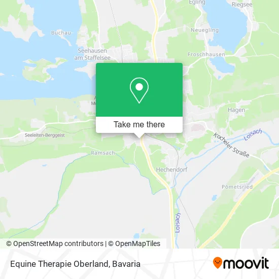 Карта Equine Therapie Oberland