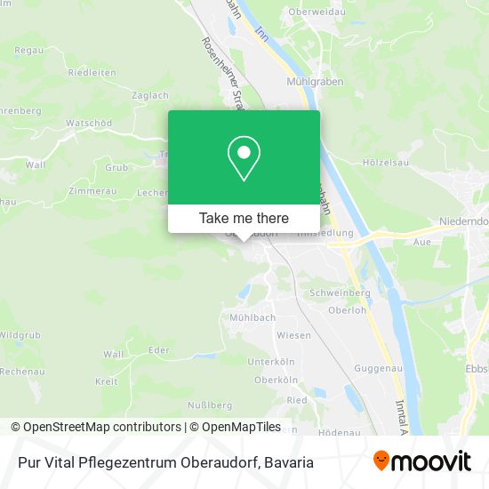 Pur Vital Pflegezentrum Oberaudorf map