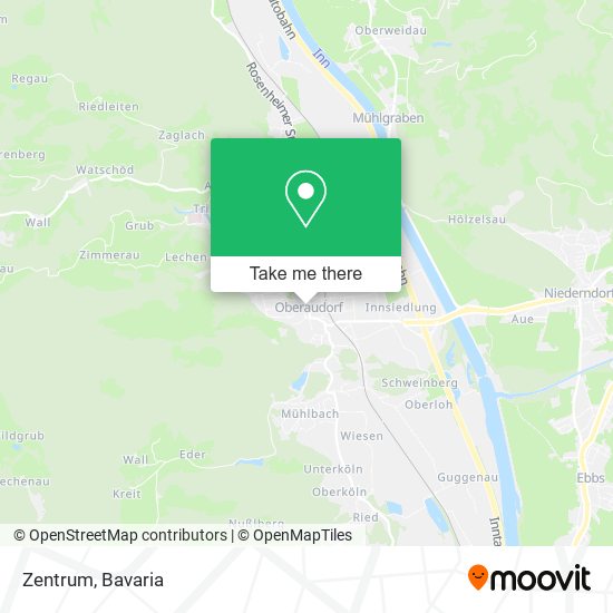 Zentrum map