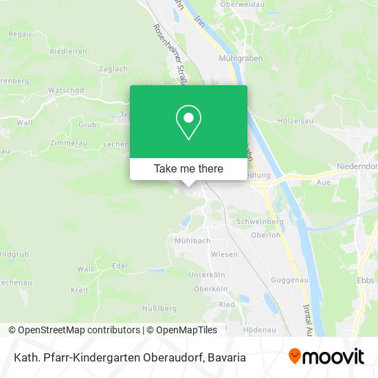 Kath. Pfarr-Kindergarten Oberaudorf map