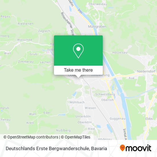 Deutschlands Erste Bergwanderschule map