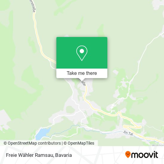 Freie Wähler Ramsau map