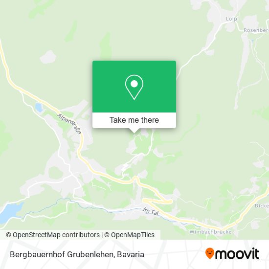 Bergbauernhof Grubenlehen map