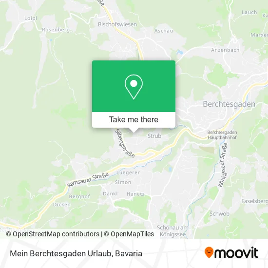 Карта Mein Berchtesgaden Urlaub