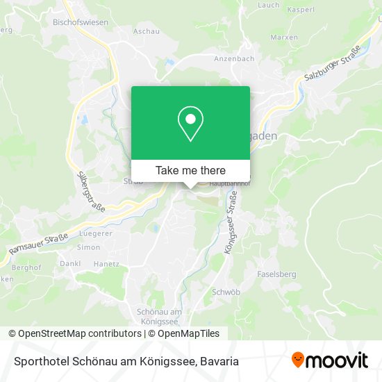 Sporthotel Schönau am Königssee map