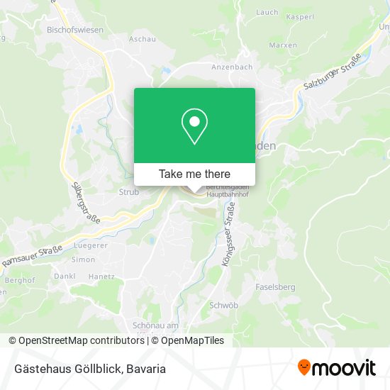 Gästehaus Göllblick map