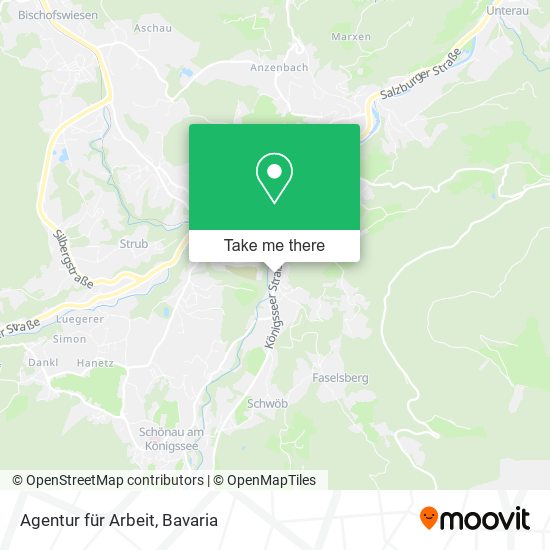 Карта Agentur für Arbeit
