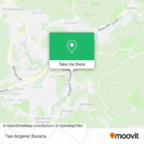 Карта Taxi Angerer