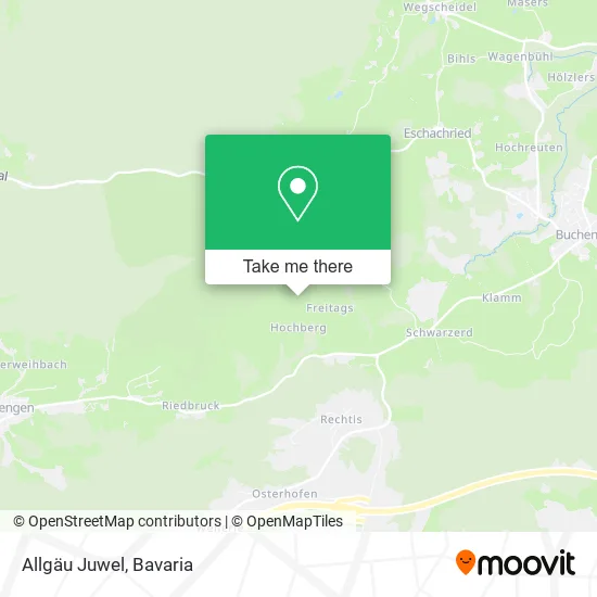Allgäu Juwel map