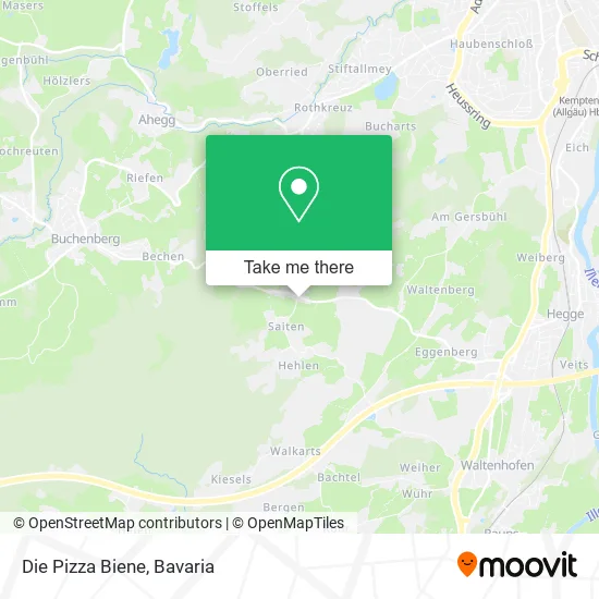Карта Die Pizza Biene