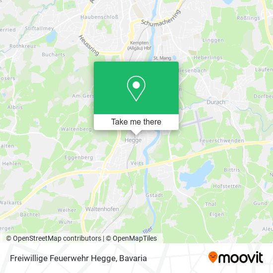 Freiwillige Feuerwehr Hegge map