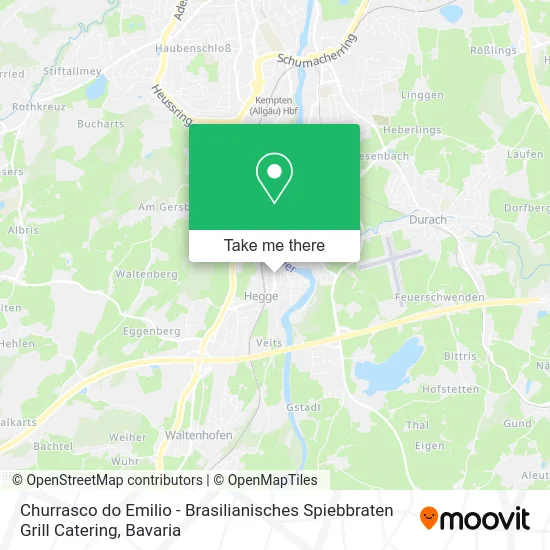 Карта Churrasco do Emilio - Brasilianisches Spiebbraten Grill Catering