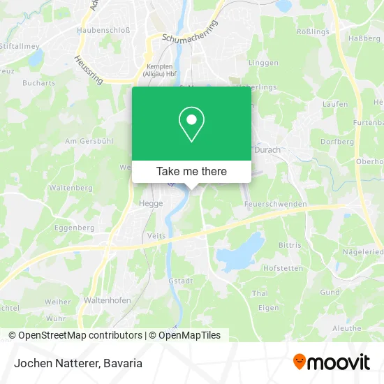 Карта Jochen Natterer