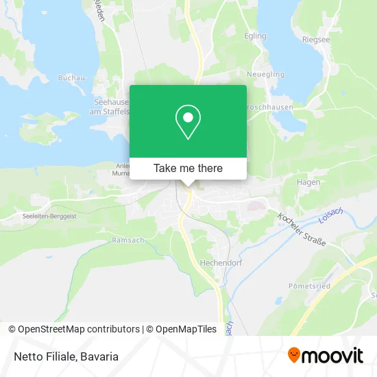 Карта Netto Filiale