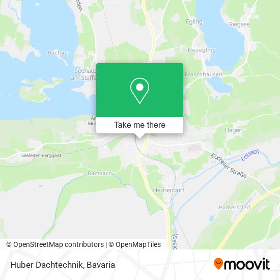 Карта Huber Dachtechnik