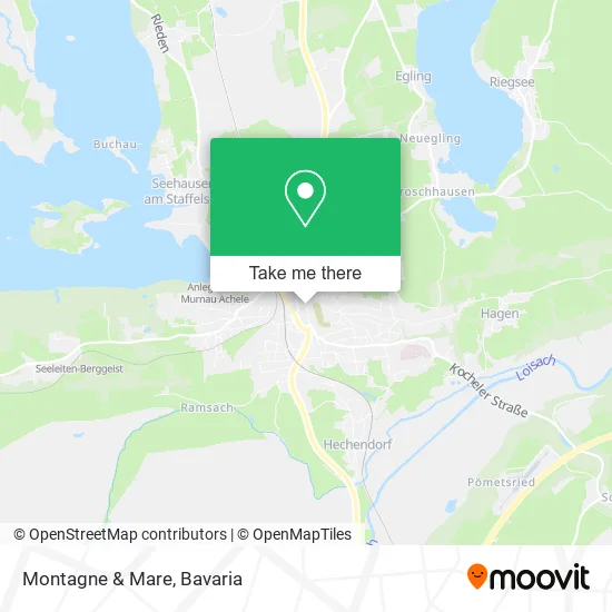 Карта Montagne & Mare